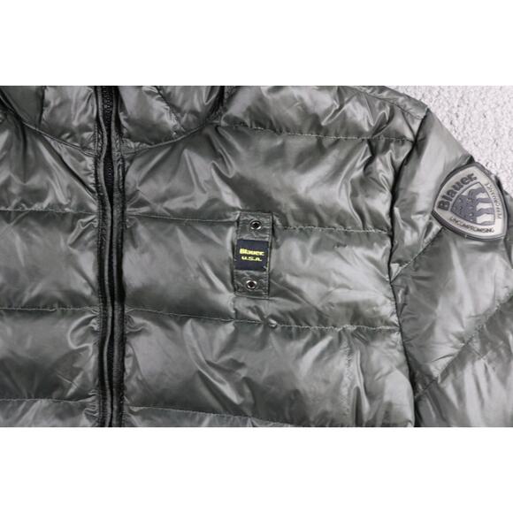 Blauer Jacket Mens 3XL Green Down Quilted Puffer Coat - Picture 6 of 9